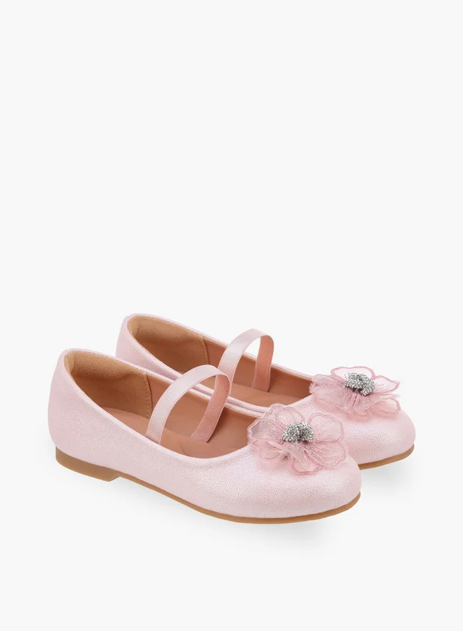 Celeste Girls Hook & Loop Ballerina Shoes Ramadan Collection
